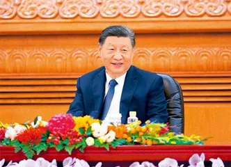 习近平会见出席中国国际友好大会暨中国人民对外友好协会成立70周年纪念活动外方嘉宾0