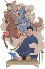 文人领兵