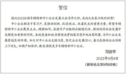 着力在推动企业创新上下功夫激发涌现更多专精特新中小企业1