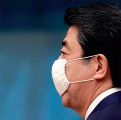 安倍的“一路小跑”戛然而止0