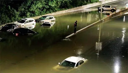 洪水冲击下的纽约0