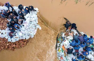 山西暴雨致多地险情