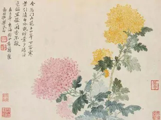 繁花的颜值巅峰，其实在恽寿平的画笔下2