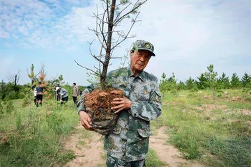 “时代楷模”张连印 义务植树18年0