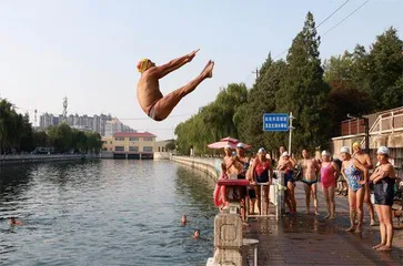 北京跳水大爷：只愿安静跳水，不想当网红0