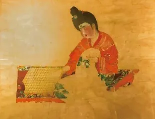 唐弈棋仕女图