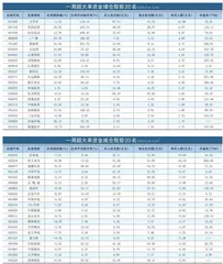 一周超大单资金净增（减）仓股前20名0