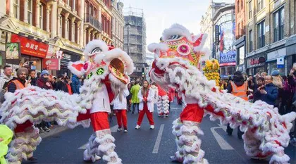 英国伦敦“中国城”举行亚洲外最大规模春节庆典活动