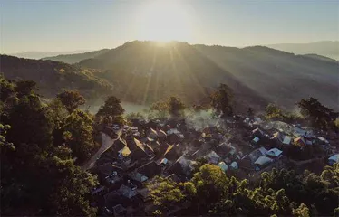 云南普洱景迈山古茶林文化景观成功申遗0