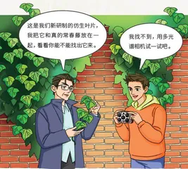 仿生叶片：树荫深处的“变色龙”