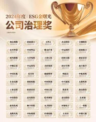 2024《证券市场周刊》ESG“金曙光奖”榜单揭晓2