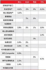 四大另类资管业绩大比拼3