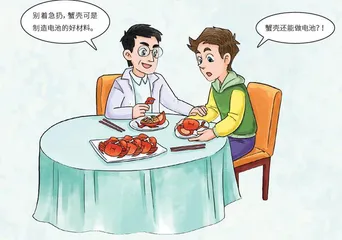 环保电池 蟹壳制造0