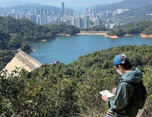 艺术家黄进曦的香港山色7