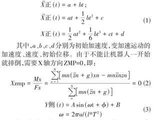 双足竞赛机器人的动态步态规划设计与实现0