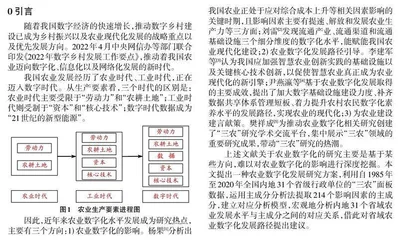 基于主成分分析与对应分析模型的省域农业数字化发展水平研究