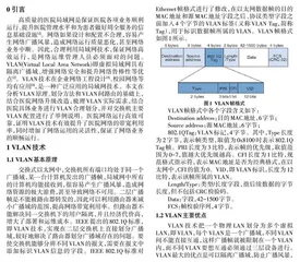 VLAN 技术在医院局域网络建设中的应用探析