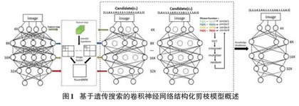 基于遗传搜索的卷积神经网络结构化剪枝  