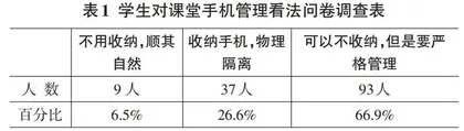 地方院校学生课堂手机使用现状及对策探析