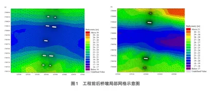 基于二维平面水流数学模型的平原河道上跨改建桥梁流场影响分析0