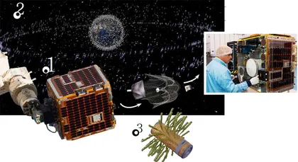 “疯狂”铺设卫星网，太空垃圾谁来清理？