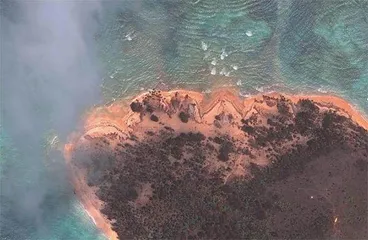 太平洋火山爆发，引起大西洋海啸1