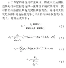 基于TDC五因素模型的中国天然氧吧品牌竞争力评价研究3