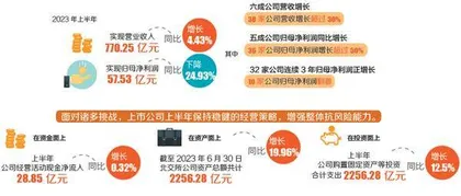 北交所上市公司上半年营业收入同比增长4.43%