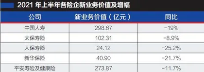 上市险企中报观察2