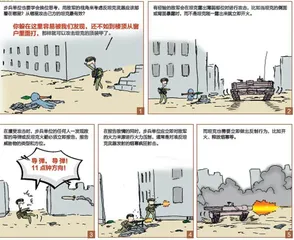 漫画轻兵器之二十五重装出击：美军M1坦克战术（39）